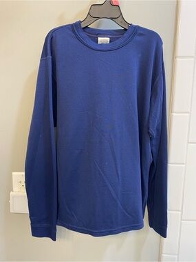 Patagonia Kids Long-Sleeve Crewneck Shirt - Blue / Size 12 / VGUC